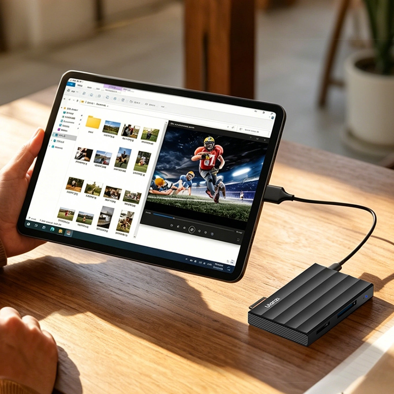 Ulanzi Card Reader DC-04 เครื่องอ่านการ์ด 4-in-1 CFexpress SD microSD