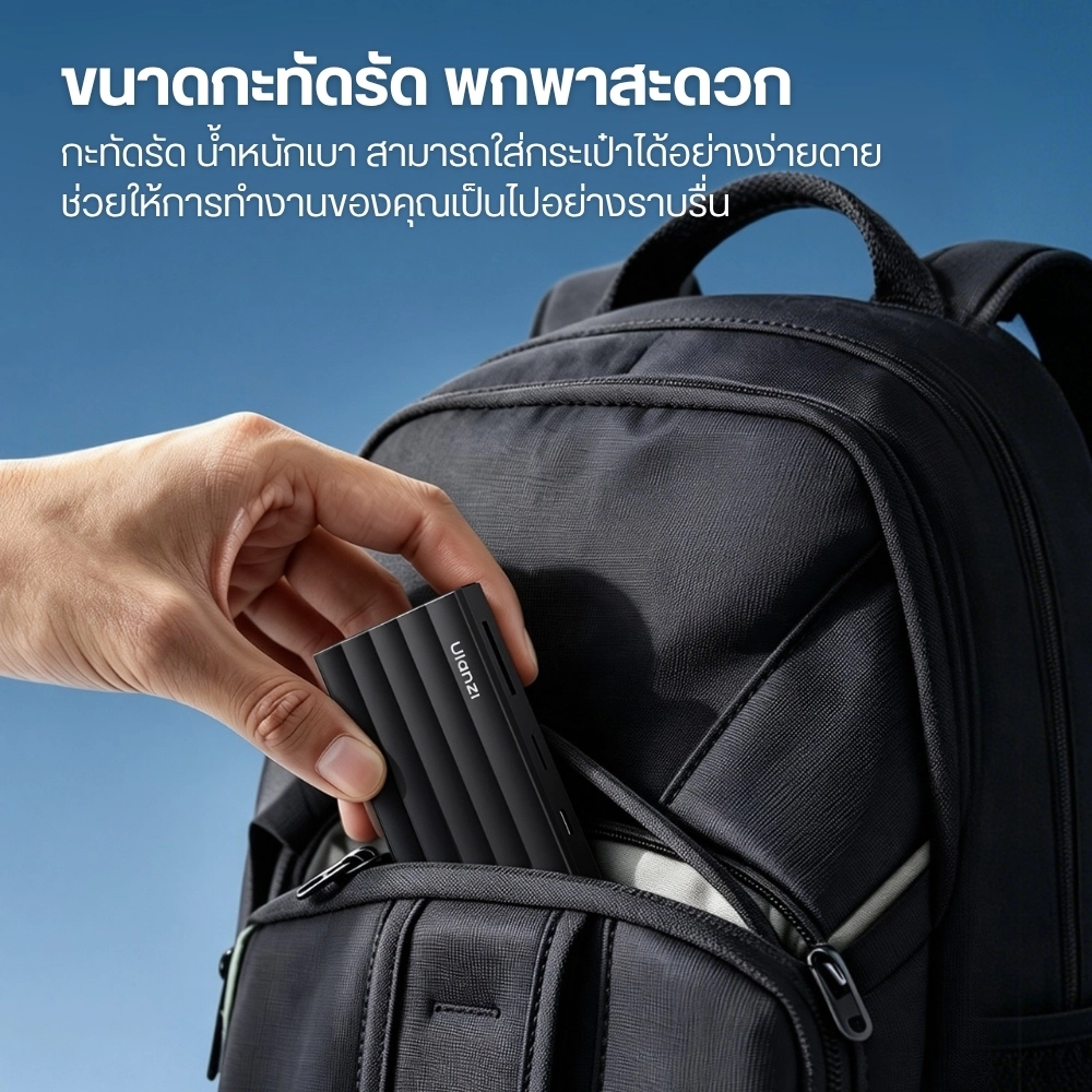 Ulanzi Card Reader DC-04 เครื่องอ่านการ์ด 4-in-1 CFexpress SD microSD