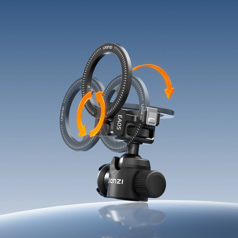 Ulanzi EA05 3-in-1 Versatile Ball Head (C144)_08_ Ulanzi หัวบอล 3-in-1 EA05 Magnetic Ball Head 360° หัวบอล Magsafe ปลดเร็ว สำหรับต่อกับ ขาตั้งกล้อง