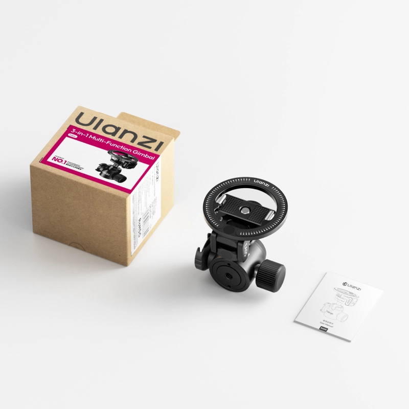 Ulanzi EA05 3-in-1 Versatile Ball Head (C144)_18_ Ulanzi หัวบอล 3-in-1 EA05 Magnetic Ball Head 360° หัวบอล Magsafe ปลดเร็ว สำหรับต่อกับ ขาตั้งกล้อง