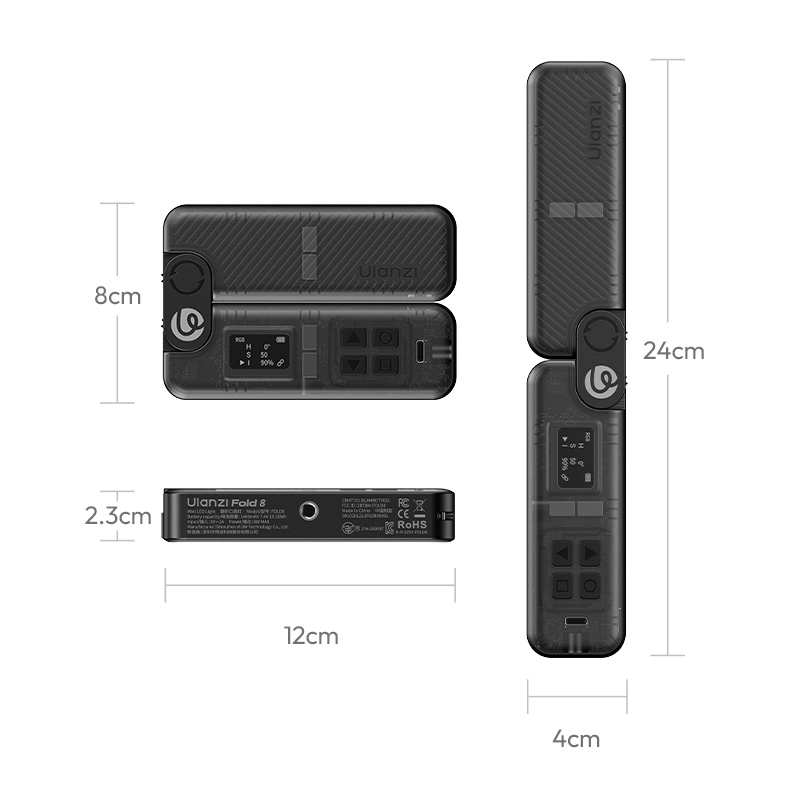 Ulanzi FOLD8 2in1 Foldable Pocket Light (L221)_24_ Ulanzi ไฟ RGB พกพา FOLD8 2-in-1 Foldable Pocket Light ไฟพับได้