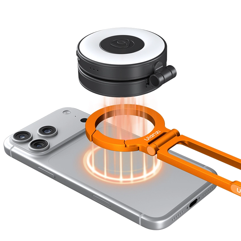 Ulanzi MA30S MagSafe Phone Stand_10_ Ulanzi ขาตั้งมือถือ MA30S MagSafe Phone Stand ขาตั้งแม่เหล็ก Magsafe พร้อม คาราบิเนอร์