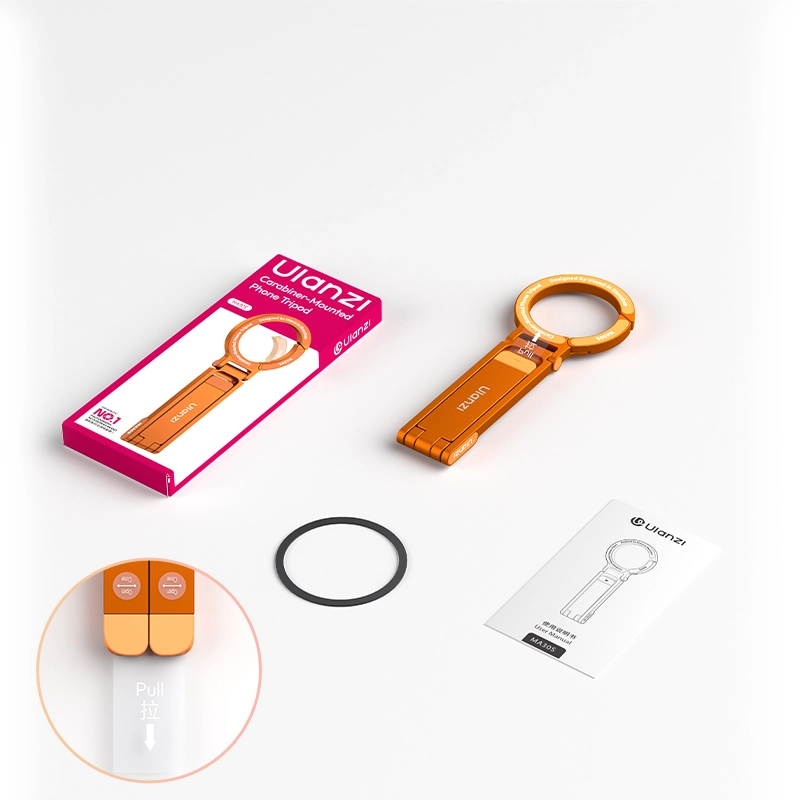 Ulanzi MA30S MagSafe Phone Stand_22_ Ulanzi ขาตั้งมือถือ MA30S MagSafe Phone Stand ขาตั้งแม่เหล็ก Magsafe พร้อม คาราบิเนอร์