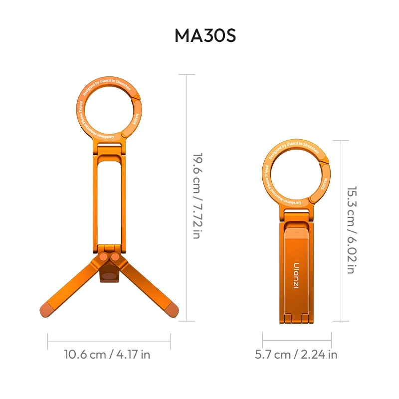 Ulanzi MA30S MagSafe Phone Stand_23_ Ulanzi ขาตั้งมือถือ MA30S MagSafe Phone Stand ขาตั้งแม่เหล็ก Magsafe พร้อม คาราบิเนอร์