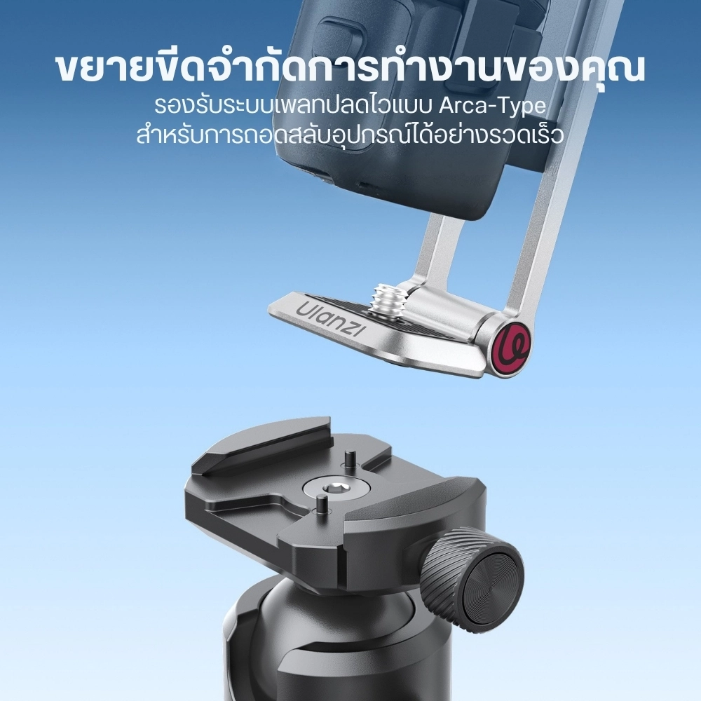 Ulanzi ขาตั้งแม่เหล็ก MA66L ขาตั้งกล้อง สำหรับ insta360 Luna Ultra