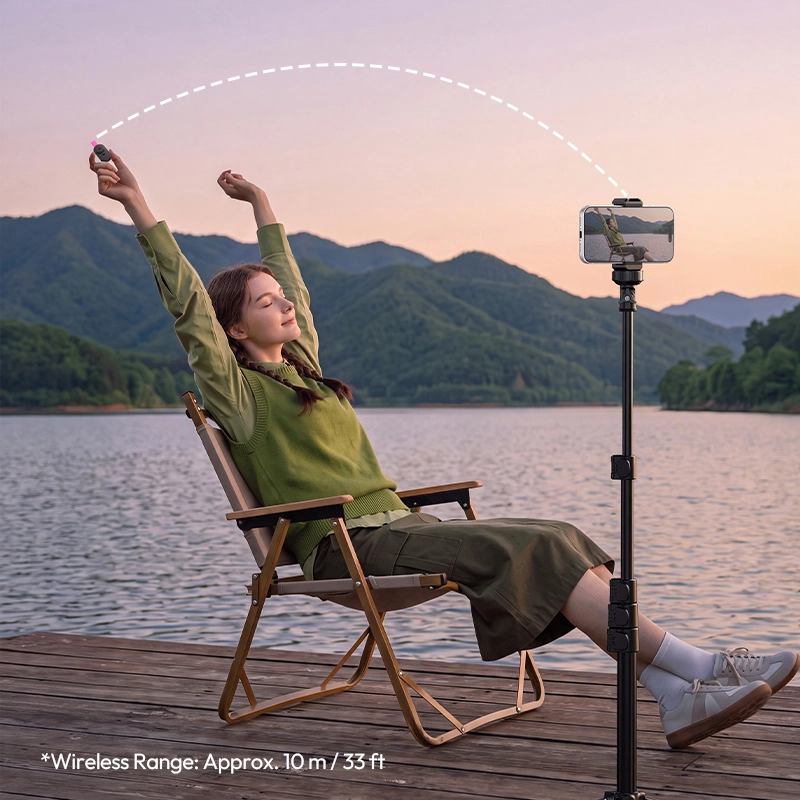 Ulanzi ขาตั้งมือถือ MT13 Gooseneck Phone Tripod บิดดัดปรับมุมได้ พร้อมรีโมท