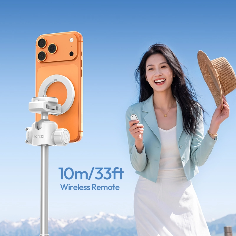 Ulanzi ขาตั้งมือถือ MT44M MagSafe Monopod Selfie ไม้เซลฟี่ พร้อมรีโมทบลูทูธ