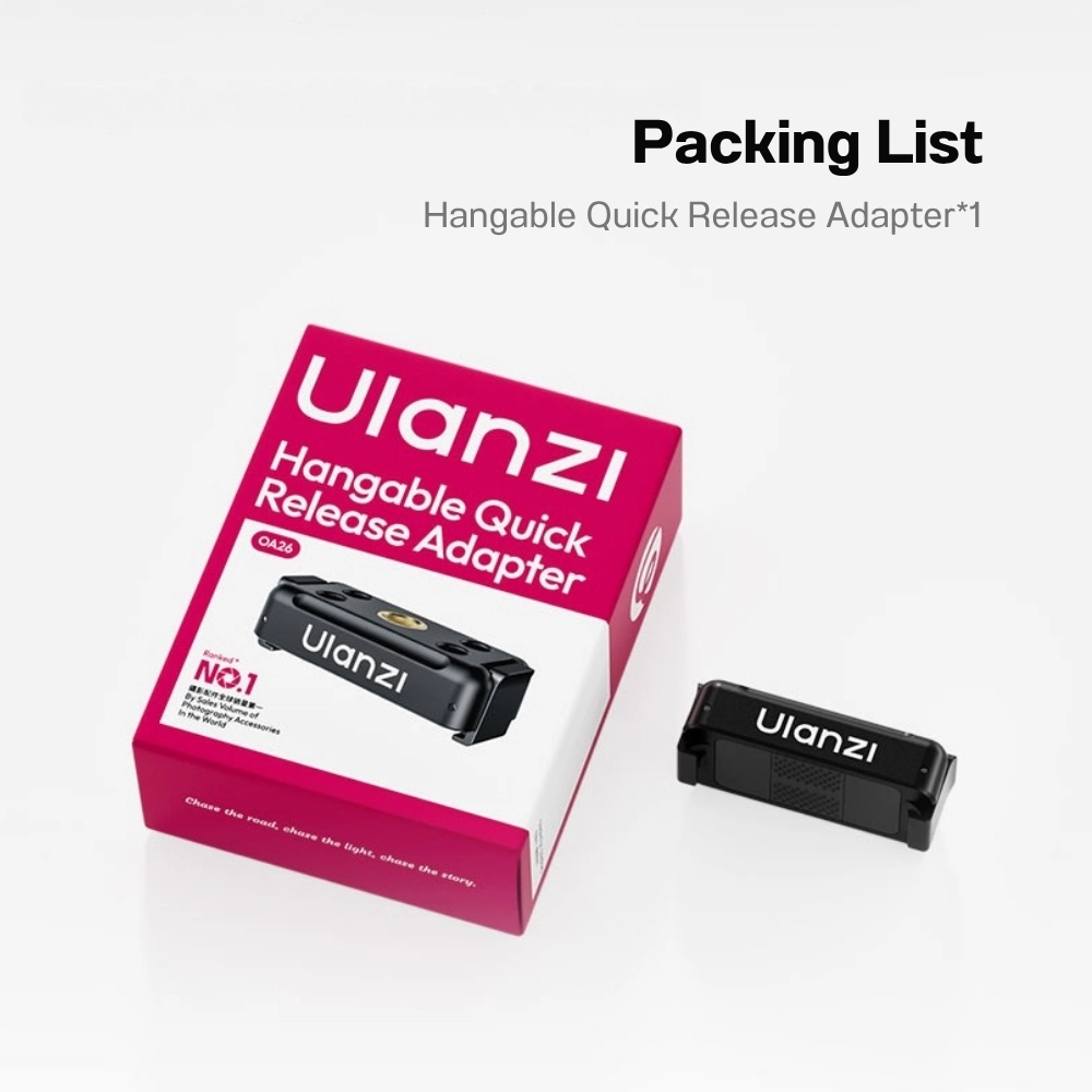 Ulanzi อะแดปเตอร์ ปลดเร็ว OA26 Quick Release สำหรับ DJI Action 6/Nano