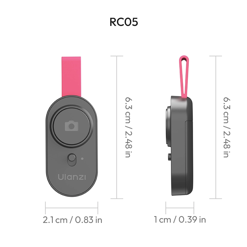 Ulanzi RC05 Wireless Remote Shutter (C081)_11__1 Ulanzi รีโมทชัตเตอร์ RC05 Bluetooth Remote รีโมทถ่ายภาพ สำหรับมือถือ