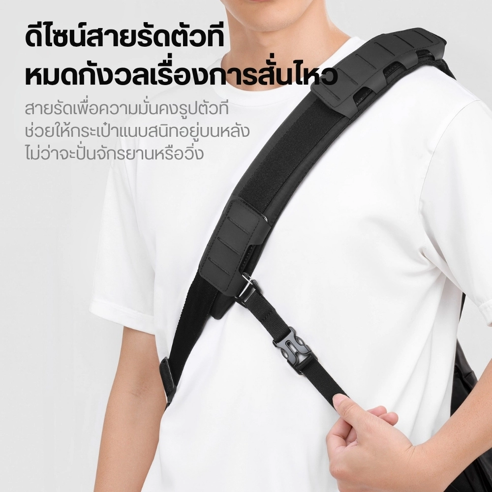 Ulanzi กระเป๋ากล้อง U023 Camera Shoulder Bag กระเป๋าสะพายข้าง ความจุ 13L ใส่โน้ตบุ๊ก 14 นิ้วได้