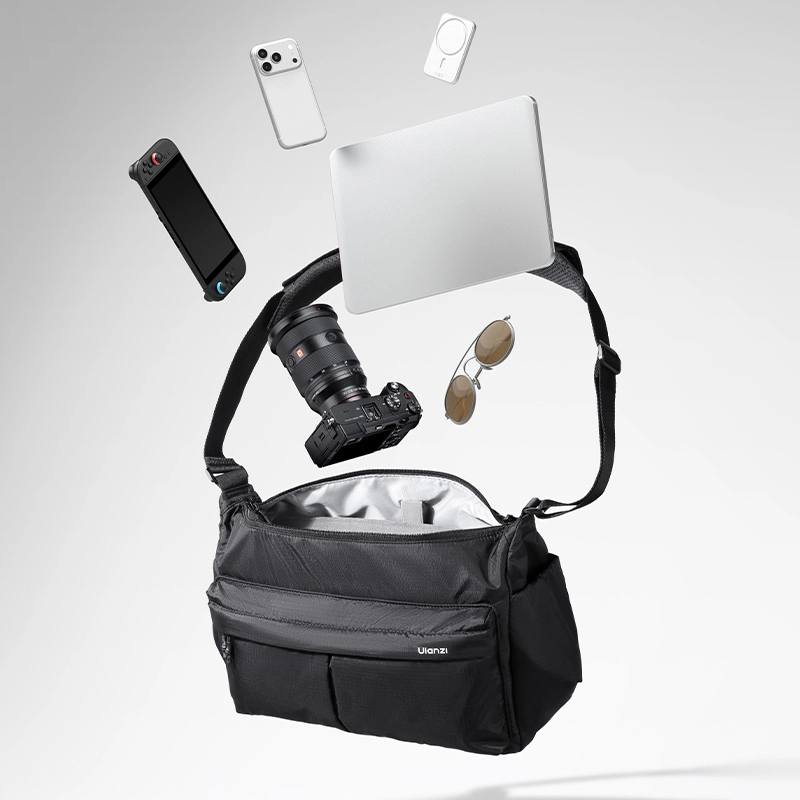 Ulanzi U023 Camera Shoulder Bag_2_ Ulanzi กระเป๋ากล้อง U023 Camera Shoulder Bag กระเป๋าสะพายข้าง ความจุ 13L ใส่โน้ตบุ๊ก 14 นิ้วได้