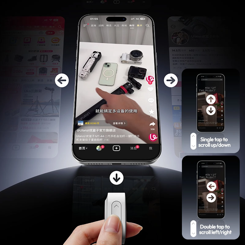 Ulanzi UT01 U-Timer Interval Remote_9_ Ulanzi รีโมทชัตเตอร์ UT01 U-Timer Interval Remote รีโมทมือถือ สำหรับตั้งเวลาถ่ายภาพ วิดีโอ E-Book