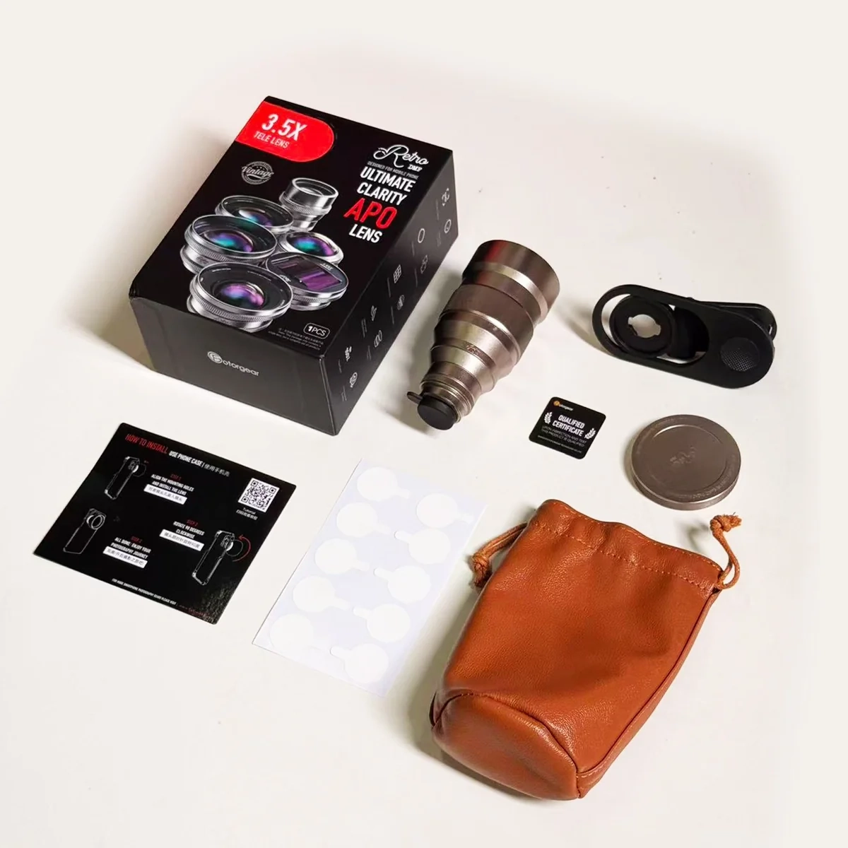 Fotorgear 3.5X Telephoto Lens For Smartphone_3 Fotorgear เลนส์ซูมมือถือ 3.5X Telephoto Lens เลนส์ซูมระยะไกล 3.5 เท่า คุณภาพสูง