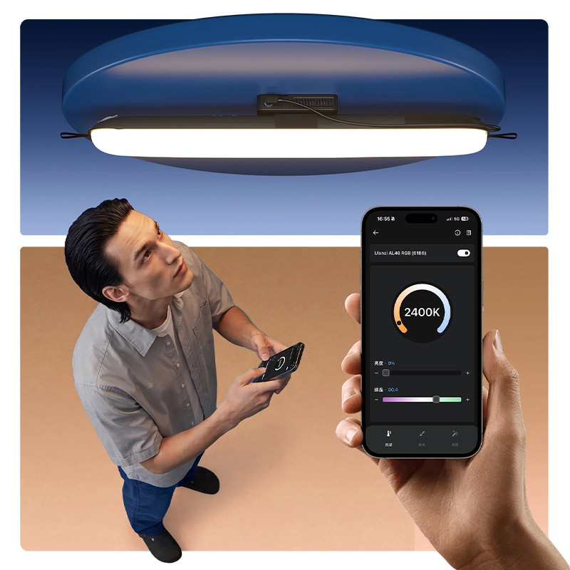 Ulanzi AL40 40W RGB Handheld Inflatable Tube Light_33_ Ulanzi ไฟแท่งเป่าลม AL40 RGB Air Tube Light ไฟส่องสว่าง LED แบบแท่ง พับได้