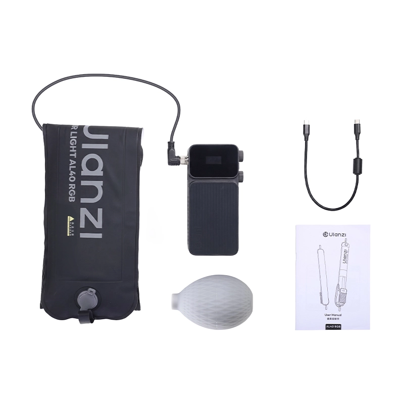 Ulanzi AL40 40W RGB Handheld Inflatable Tube Light_34_ Ulanzi ไฟแท่งเป่าลม AL40 RGB Air Tube Light ไฟส่องสว่าง LED แบบแท่ง พับได้