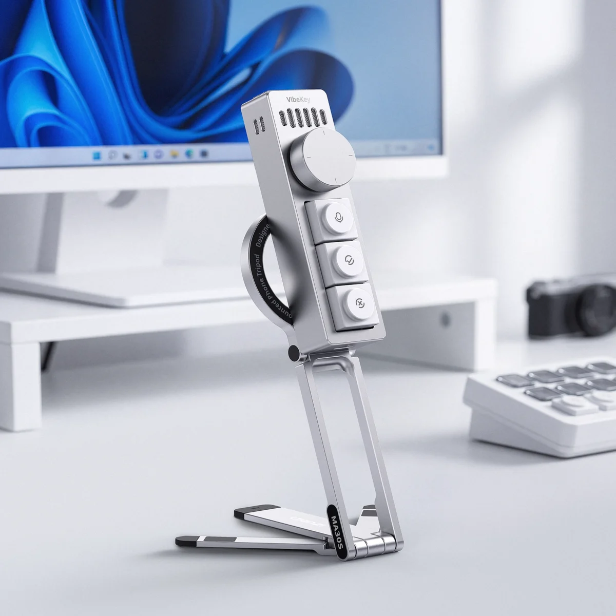 Ulanzi ปุ่มลัดควบคุม AI AU05 Vibe Key AI Voice Input Keypad ขนาดพกพา