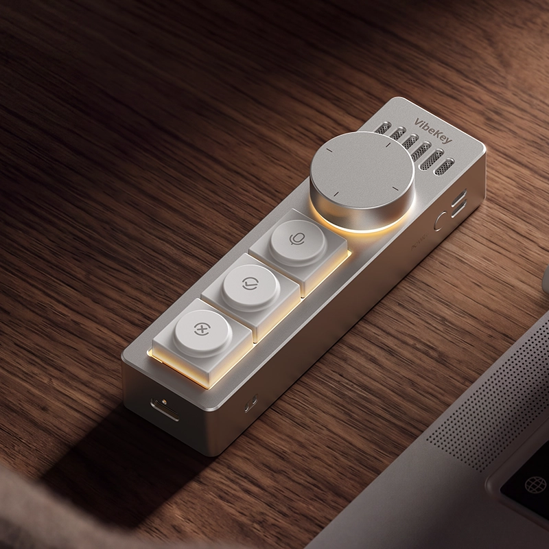 Ulanzi ปุ่มลัดควบคุม AI AU05 Vibe Key AI Voice Input Keypad ขนาดพกพา