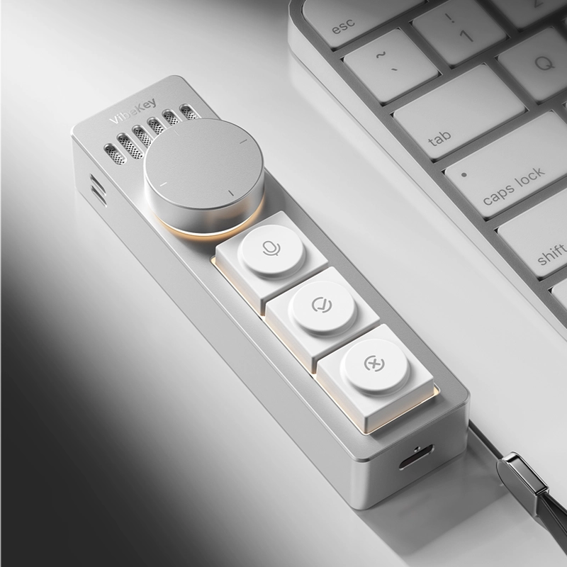 Ulanzi ปุ่มลัดควบคุม AI AU05 Vibe Key AI Voice Input Keypad ขนาดพกพา