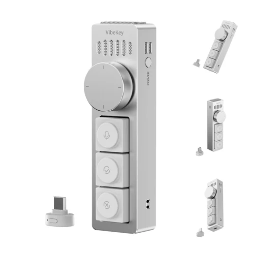 Ulanzi ปุ่มลัดควบคุม AI AU05 Vibe Key AI Voice Input Keypad ขนาดพกพา