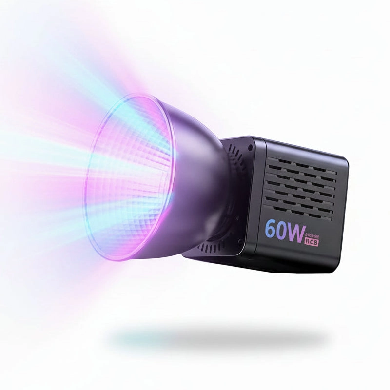 Ulanzi ไฟสตูดิโอพกพา C60 RGB 60W COB Video Light ไฟไลฟ์สด