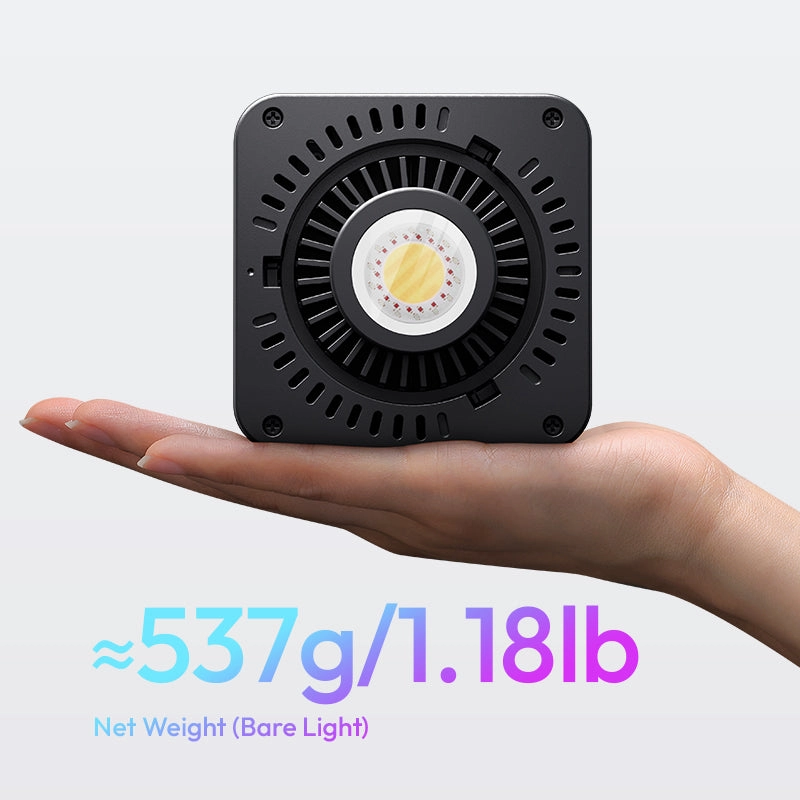 Ulanzi ไฟสตูดิโอพกพา C60 RGB 60W COB Video Light ไฟไลฟ์สด
