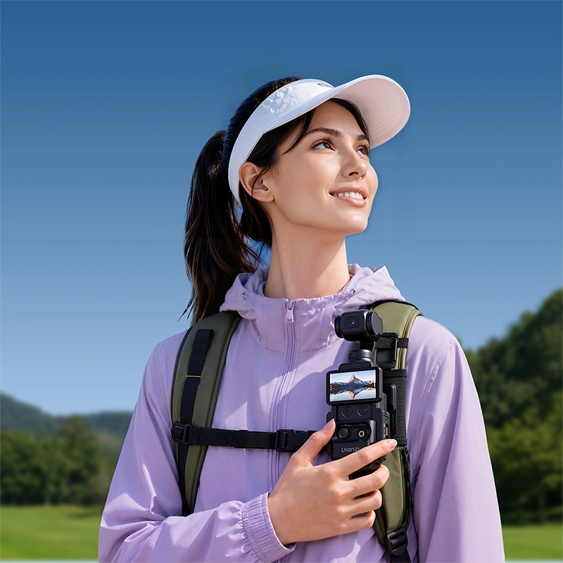Ulanzi ที่ยึดกล้องสายกระเป๋าเป้ CA01 ระบบปลดเร็ว Cka Backpack Strap Mount สำหรับ กล้อง Action Camera