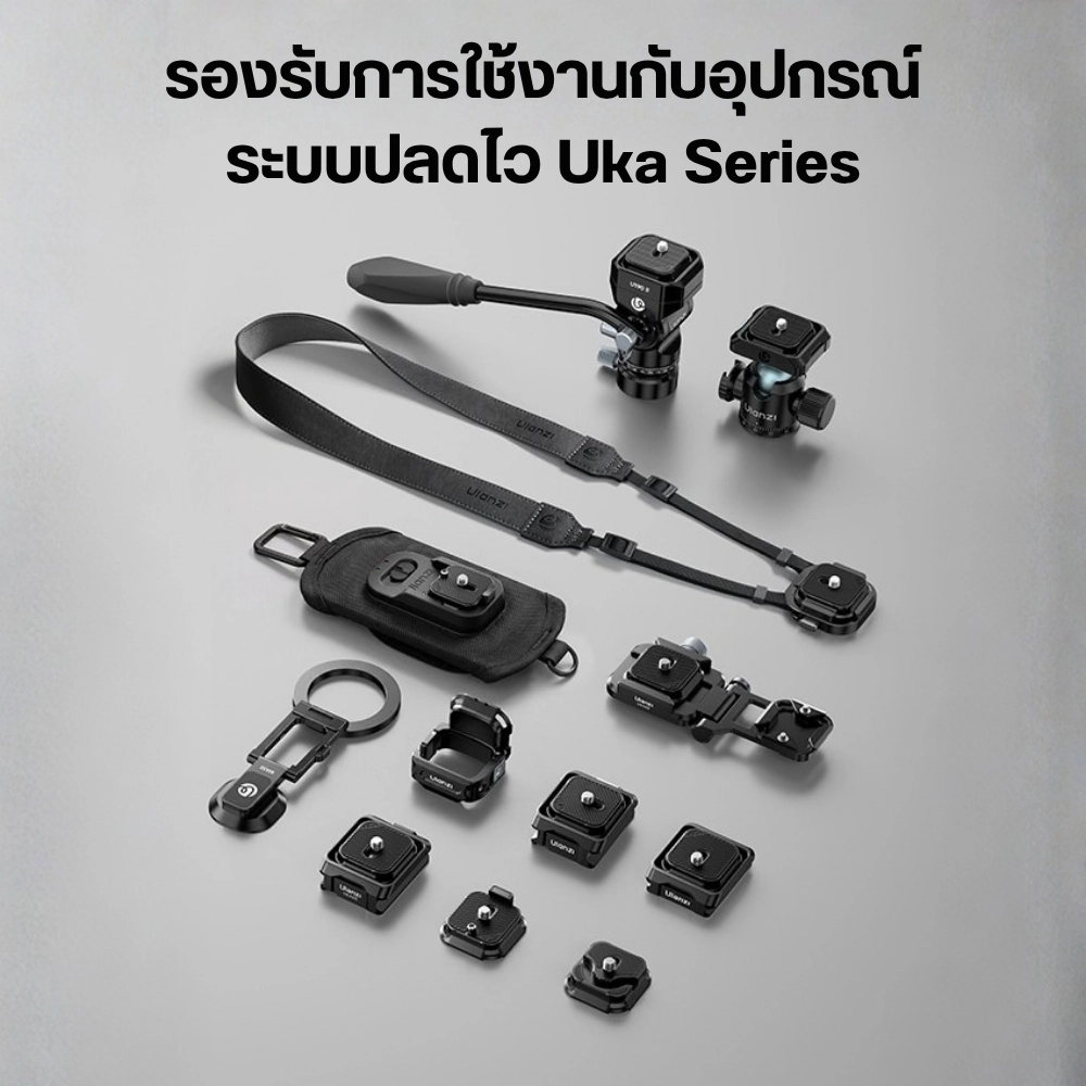 Ulanzi ตัวยึดกล้องกับสายกระเป๋า CA01 ระบบปลดเร็ว Uka Backpack Strap Mount สำหรับกล้องดิจิตอล