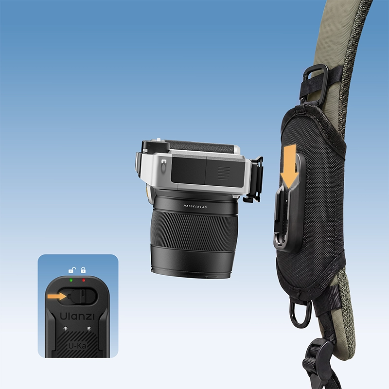 Ulanzi ตัวยึดกล้องกับสายกระเป๋า CA01 ระบบปลดเร็ว Uka Backpack Strap Mount สำหรับกล้องดิจิตอล