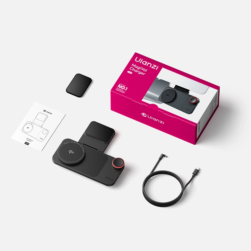 Ulanzi CW15 Qi2 Wireless Charger Magsafe_17__1 Ulanzi ที่ชาร์จไร้สาย CW15 Qi2 Wireless Charger 15W พร้อม Smart Dial