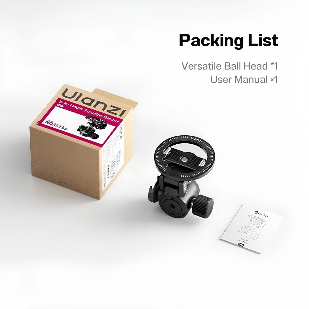 Ulanzi หัวบอล 3-in-1 EA05 Magnetic Ball Head 360° หัวบอลปลดเร็ว Magsafe สำหรับต่อกับ ขาตั้งกล้อง