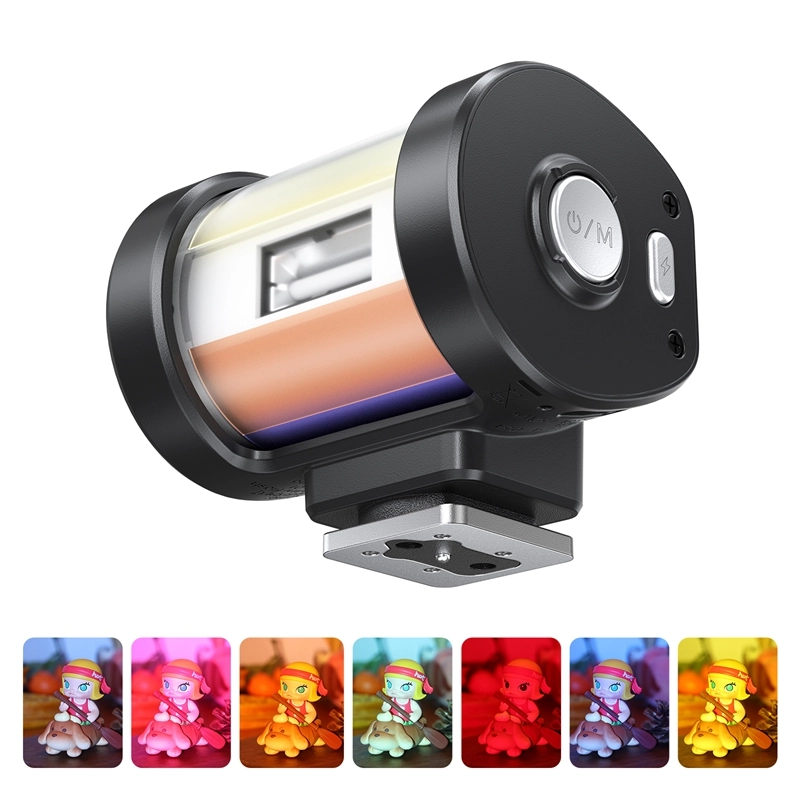 Ulanzi KL01 Mini Camera Flash with Built-In Color Filters_1_ Ulanzi แฟลชกล้องมินิ KL01 Mini Camera Flash พร้อมฟิลเตอร์สีในตัว 7 สี