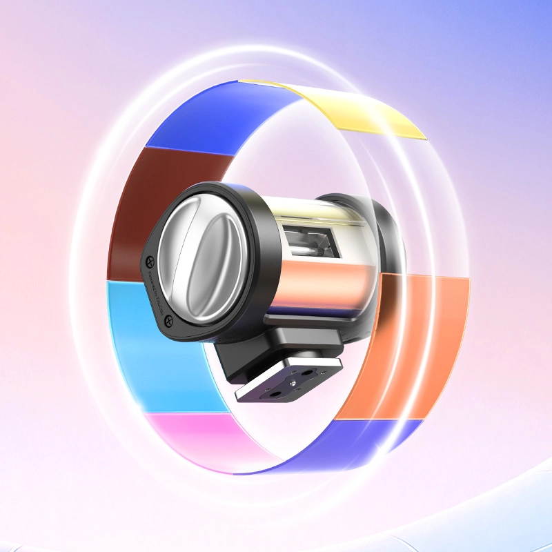 Ulanzi KL01 Mini Camera Flash with Built-In Color Filters_4_ Ulanzi แฟลชกล้องมินิ KL01 Mini Camera Flash พร้อมฟิลเตอร์สีในตัว 7 สี