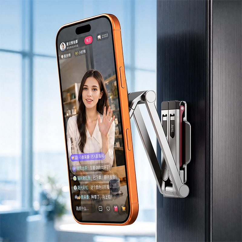 Ulanzi MA67 Magnetic Phone Stand_6_ Ulanzi ขาตั้ง MagSafe MA67 Magnetic Phone Stand ขาตั้งมือถือ ไม้เซลฟี่ ขนาดพกพา