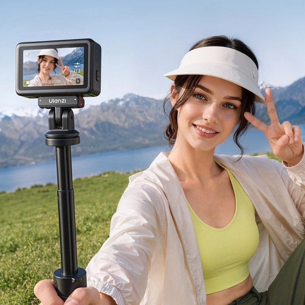 Ulanzi MT18 Auto-Open Desktop Tripod for DJI Action 6 (S092) (5)_ Ulanzi ขาตั้งกล้อง DJI MT18 Desktop Tripod ขาตั้งกล้อง สำหรับ DJI Action 6/Nano ขากางอัตโนมัติ