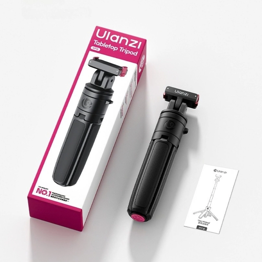 Ulanzi MT18 Auto-Open Desktop Tripod for DJI Action 6 (S092) (6)_ Ulanzi ขาตั้งกล้อง DJI MT18 Desktop Tripod ขาตั้งกล้อง สำหรับ DJI Action 6/Nano ขากางอัตโนมัติ