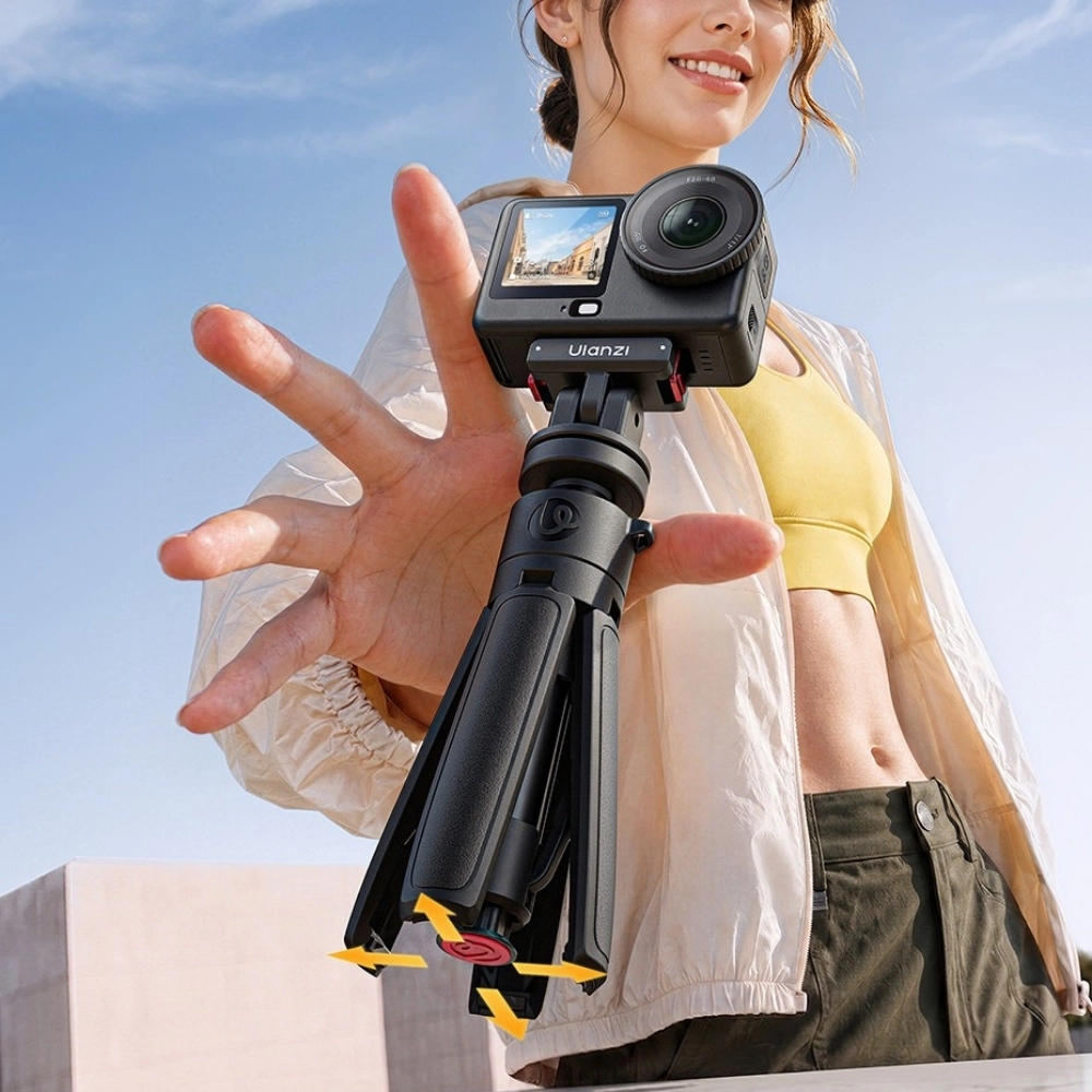 Ulanzi MT18 Auto-Open Desktop Tripod for DJI Action 6 (S092)_ Ulanzi ขาตั้งกล้อง DJI MT18 Desktop Tripod ขาตั้งกล้อง สำหรับ DJI Action 6/Nano ขากางอัตโนมัติ