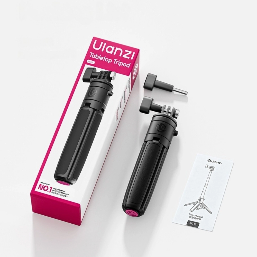 Ulanzi MT18 Auto-Open Desktop Tripod for GoPro_Action Camera (S098) (6)_ Ulanzi ขาตั้งกล้อง Gopro MT18 Auto-Open Desktop Tripod ขาตั้งสำหรับกล้อง Action Camera ขากางอัตโนมัติ