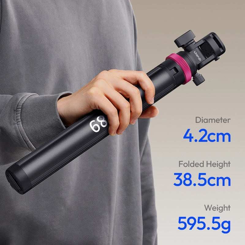 Ulanzi MT89 Quick-Release Light Stand with Cold Shoe Mount_5_ Ulanzi ขาตั้งไฟ MT-89 Quick Release Light Stand ระบบปลดเร็ว สูง 2 เมตร พร้อม Cold Shoe