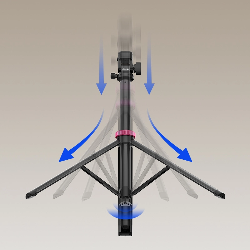 Ulanzi MT89 Quick-Release Light Stand with Cold Shoe Mount_6_ Ulanzi ขาตั้งไฟ MT-89 Quick Release Light Stand ระบบปลดเร็ว สูง 2 เมตร พร้อม Cold Shoe