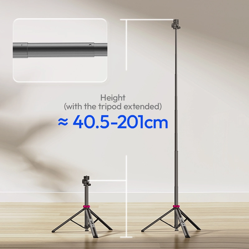 Ulanzi MT89 Quick-Release Light Stand with Cold Shoe Mount_7_ Ulanzi ขาตั้งไฟ MT-89 Quick Release Light Stand ระบบปลดเร็ว สูง 2 เมตร พร้อม Cold Shoe