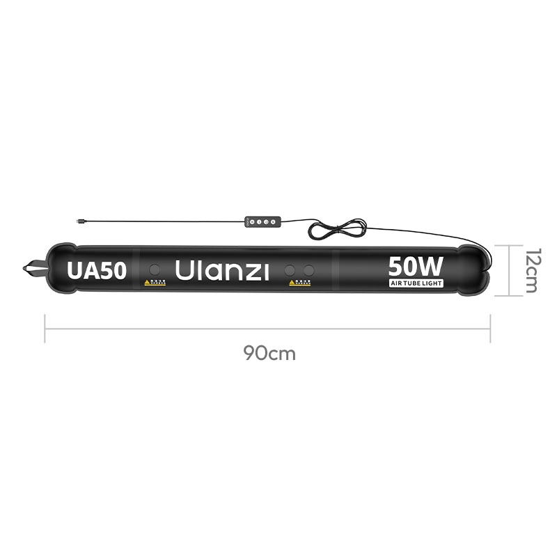 Ulanzi ไฟแท่งเป่าลม UA50 Air Tube Light ไฟแท่งพับได้ กำลังไฟ 50W