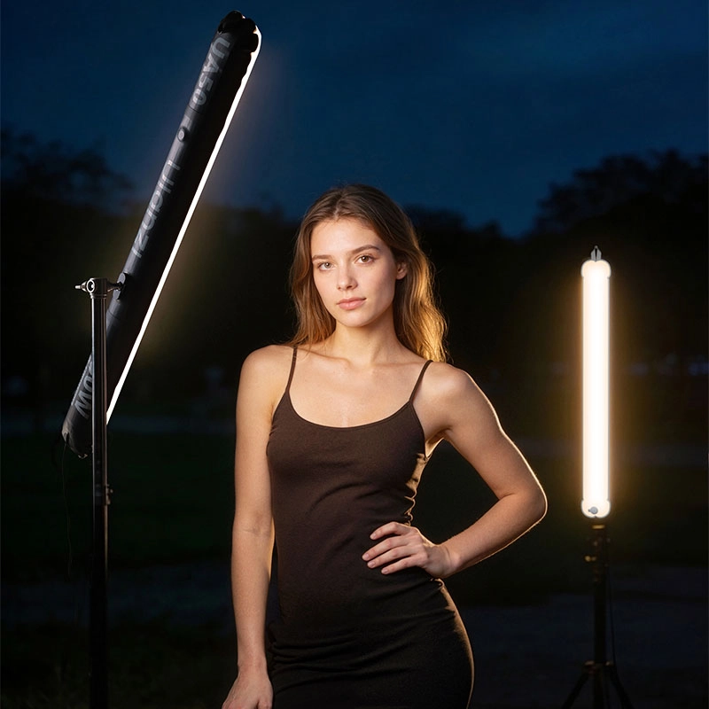 Ulanzi ไฟแท่งเป่าลม UA50 Air Tube Light ไฟแท่งพับได้ กำลังไฟ 50W