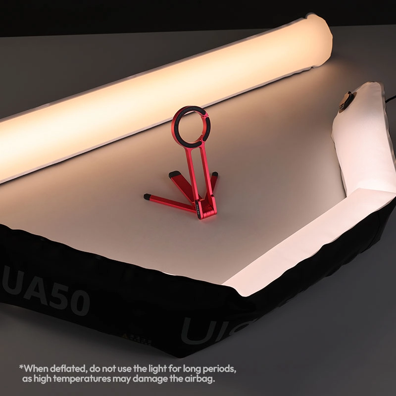 Ulanzi ไฟแท่งเป่าลม UA50 Air Tube Light ไฟแท่งพับได้ กำลังไฟ 50W
