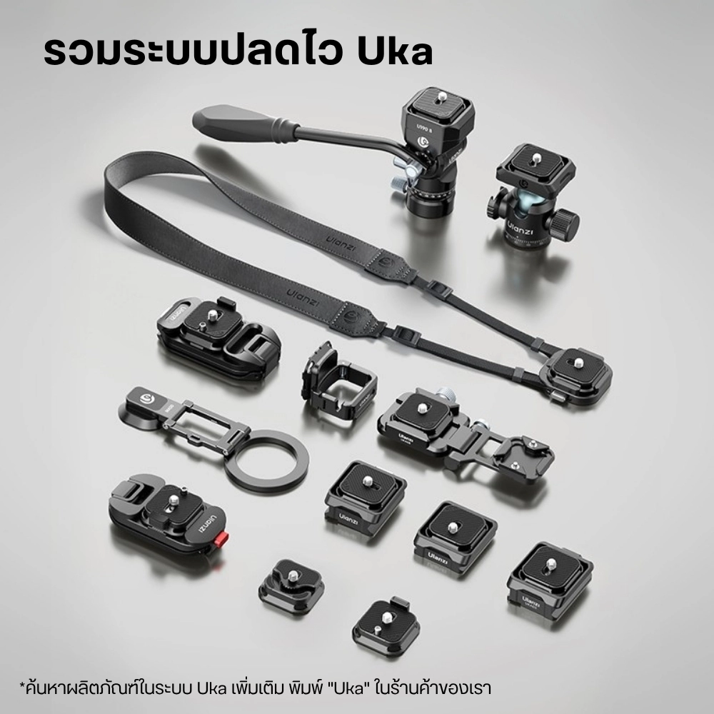 Ulanzi ตัวหนีบสายกระเป๋าเป้ติดกล้อง UKA13 Backpack Strap Mount II ระบบปลดเร็ว UKA