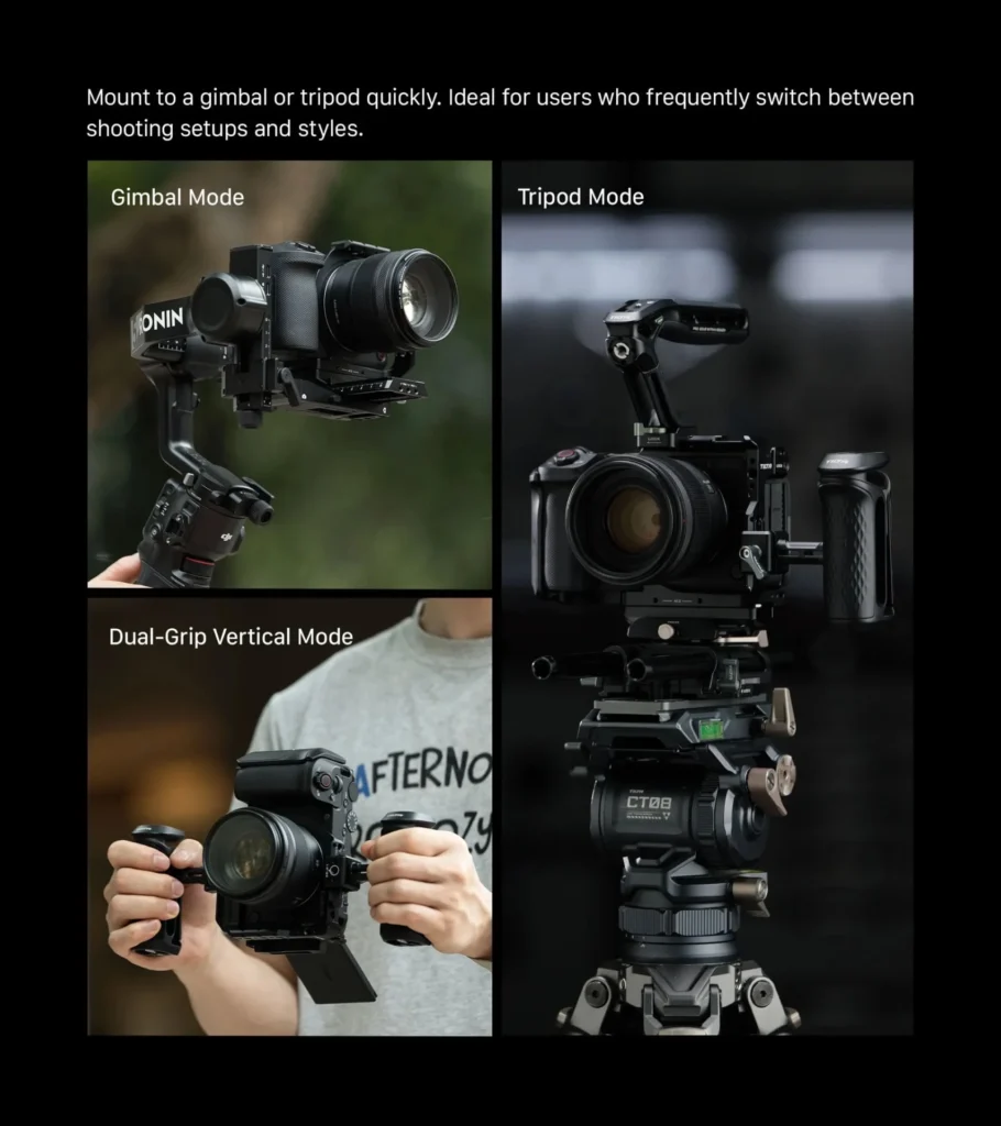 Tilta เคจกล้อง Canon R6 V Full Camera Cage พร้อมช่องต่ออุปกรณ์เสริม