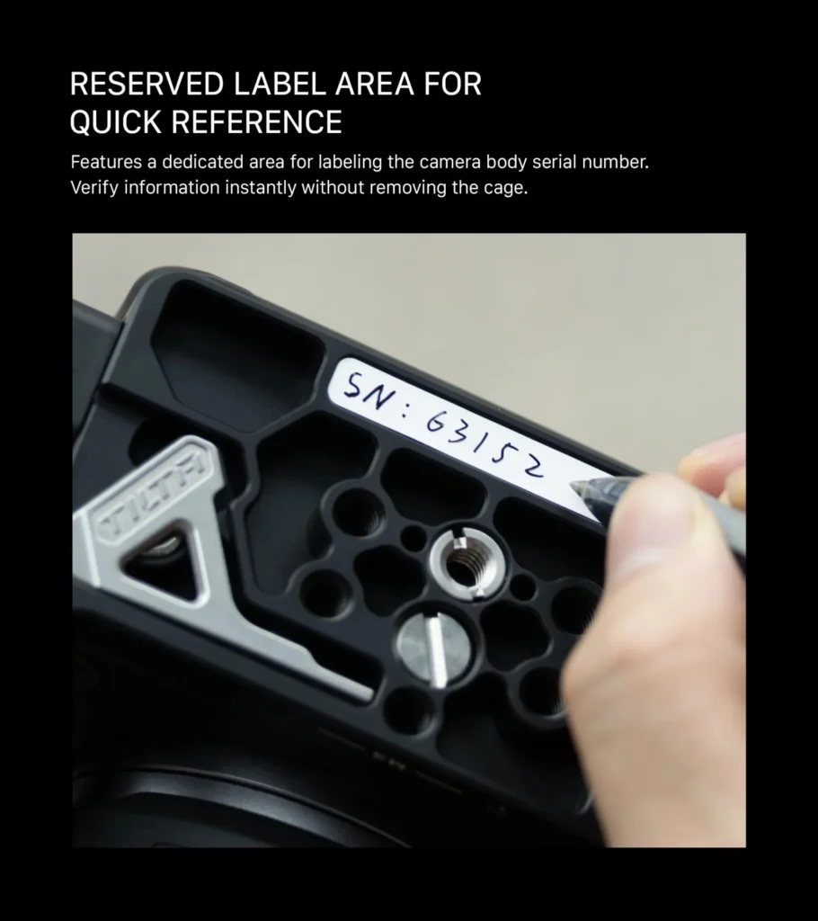 Tilta เคจกล้อง Canon R6 V Full Camera Cage พร้อมช่องต่ออุปกรณ์เสริม