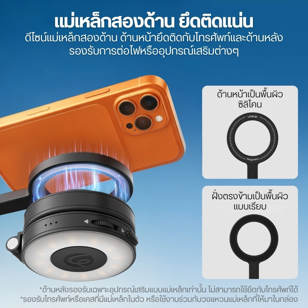 Ulanzi ขาตั้ง Magsafe MT18 Auto-Open Desktop Tripod ขาตั้งมือถือ ไม้เซลฟี่แม่เหล็ก เปิดอัตโนมัติ