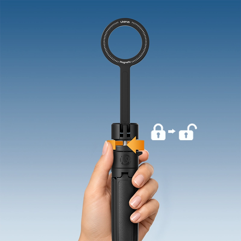 Ulanzi MT18 Auto-Open Magsafe Desktop Tripod 9_ Ulanzi ขาตั้ง Magsafe MT18 Auto-Open Desktop Tripod ขาตั้งมือถือ ไม้เซลฟี่แม่เหล็ก เปิดอัตโนมัติ