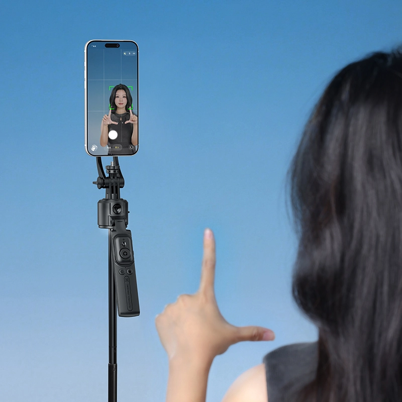 Ulanzi TT23M Auto-Tracking Selfie Stick Tripod_16_ Ulanzi ขาตั้งติดตามอัตโนมัติ Magsafe TT23M ขาตั้งเซลฟี่ แม่เหล็ก AI Auto-Tracking Selfie Stick Tripod
