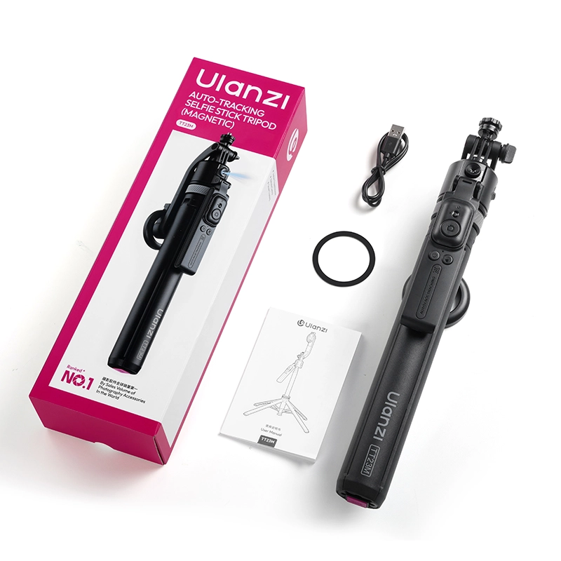 Ulanzi TT23M Auto-Tracking Selfie Stick Tripod_34_ Ulanzi ขาตั้งติดตามอัตโนมัติ Magsafe TT23M ขาตั้งเซลฟี่ แม่เหล็ก AI Auto-Tracking Selfie Stick Tripod